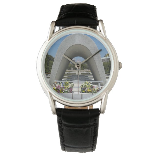Reloj De Pulsera Cenotafio conmemorativo de Hiroshima (Anverso)