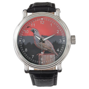 RELOJ DE PULSERA CENTINELA EN LA PUESTA DEL SOL