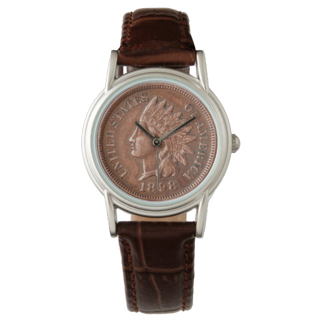 Reloj De Pulsera Centro de jefatura india para mujeres (Anverso)