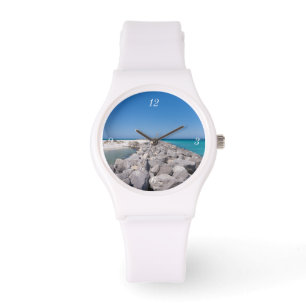 Reloj De Pulsera Centro De Shell Island Jetty Sporty Watch