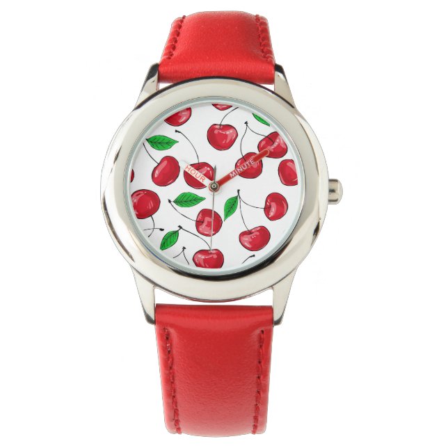 Reloj De Pulsera Cerezas (Anverso)