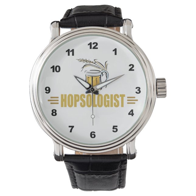 Reloj De Pulsera Cerveza Divertida (Anverso)