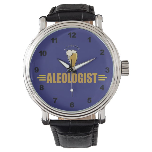 Reloj De Pulsera Cerveza divertida (Anverso)