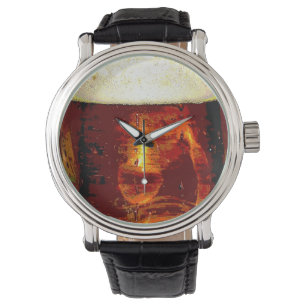 Reloj De Pulsera Cerveza y espuma