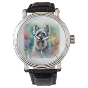 Reloj De Pulsera Cesky Terrier 290824AREF146 - Watercolor