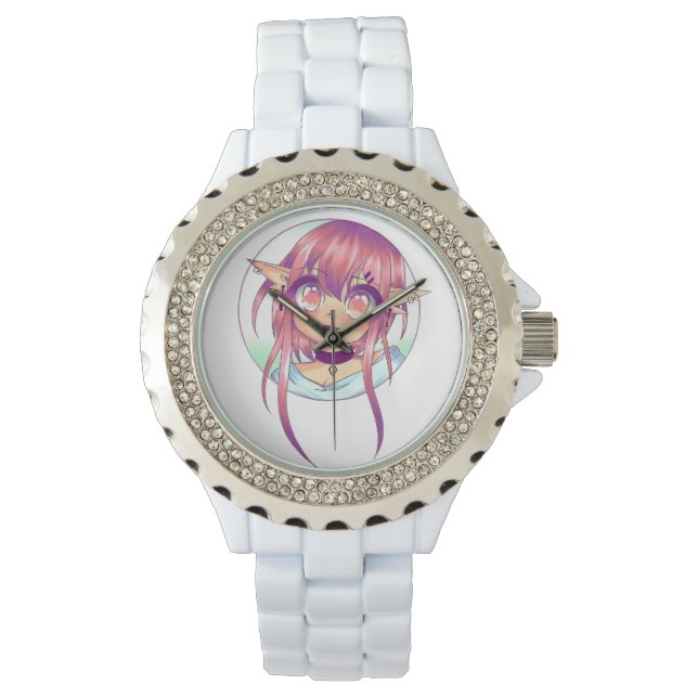 Reloj De Pulsera Chandora Star Anime Elf Woman Diseñada por persona (Anverso)