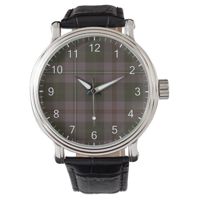 Reloj De Pulsera Chapman Clan Tartan (Anverso)