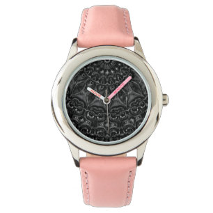 Reloj De Pulsera Charcoal Mandala Watch