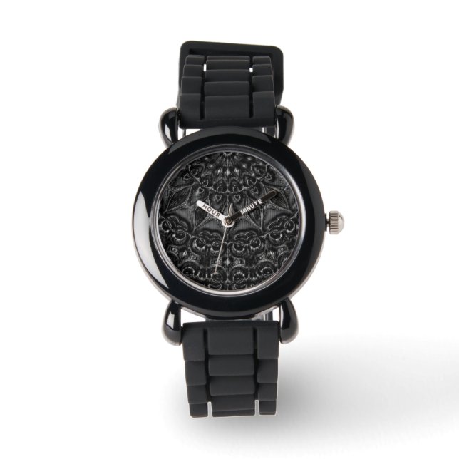 Reloj De Pulsera Charcoal Mandala Watch (Anverso)