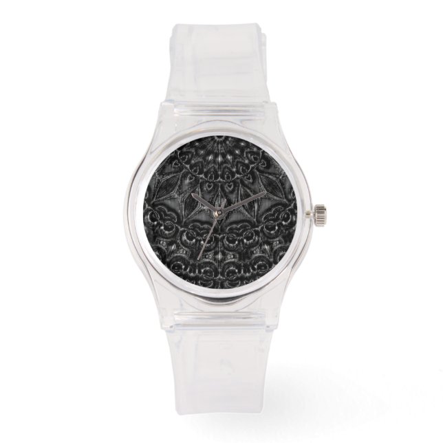 Reloj De Pulsera Charcoal Mandala Watch (Anverso)