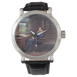 Reloj De Pulsera Charles Dickens en su estudio