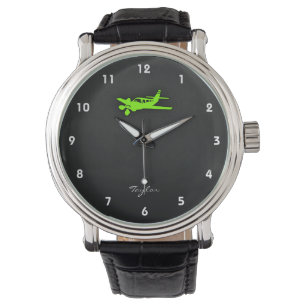 Reloj De Pulsera Chartreuse, Neon Green Plane