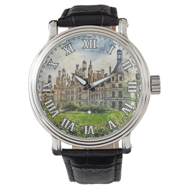 Reloj De Pulsera Chateau de Chambord, Francia. (Anverso)