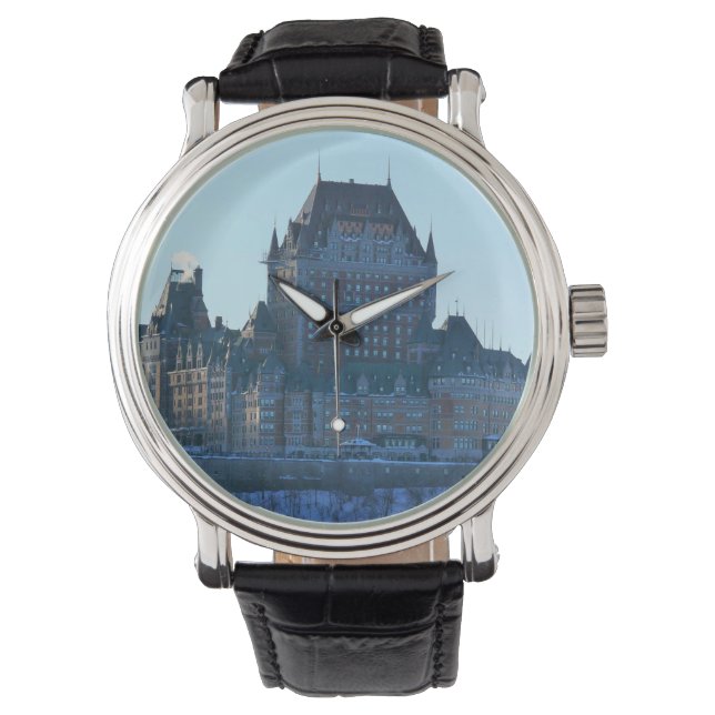 Reloj De Pulsera Chateau Frontenac, Quebec, Canadá (Anverso)