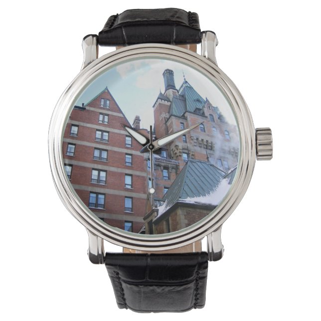Reloj De Pulsera Chateau Frontenac, Quebec, Canadá (Anverso)