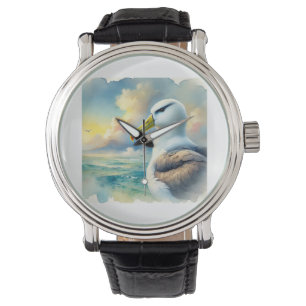 Reloj De Pulsera Chatham albatross in vibrant flight 110924AREF143 