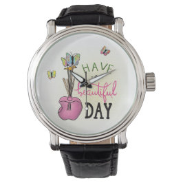 Reloj De Pulsera Chaveiro Have a Beautiful Day