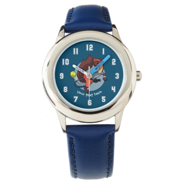 Reloj De Pulsera Cheeky Pine Marten Personalizado de broma de tenis (Anverso)