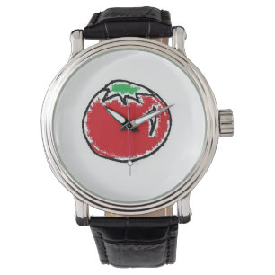 Reloj De Pulsera Cheery Cherry Tomato Personalizado