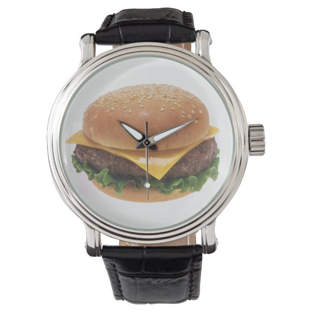 Reloj De Pulsera Cheeseburger (Anverso)