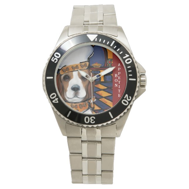 Reloj De Pulsera Chef Beagle (Anverso)