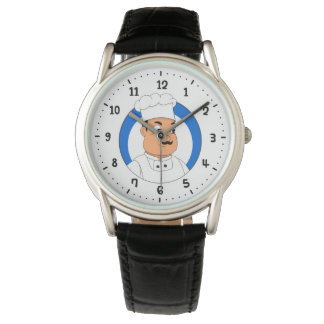 Reloj De Pulsera Chef cartoon wrist watch