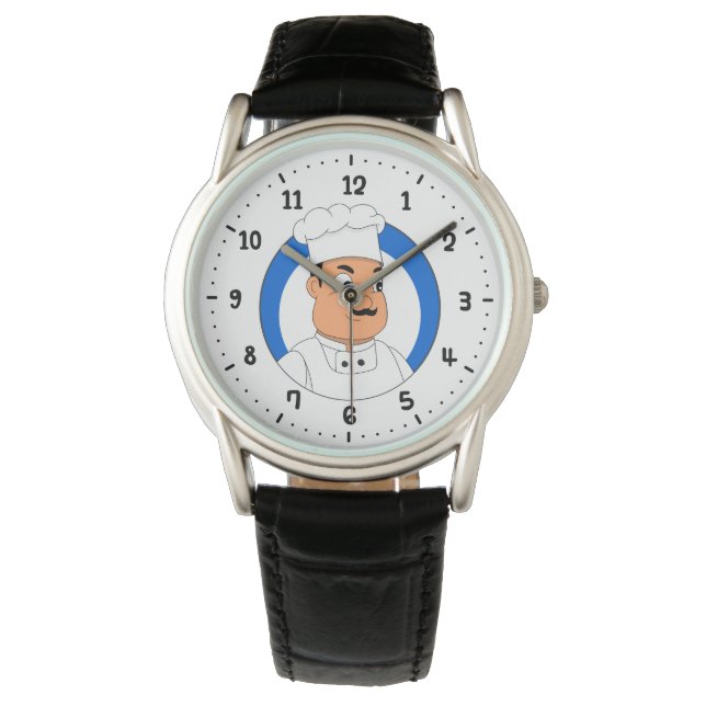 Reloj De Pulsera Chef cartoon wrist watch (Anverso)