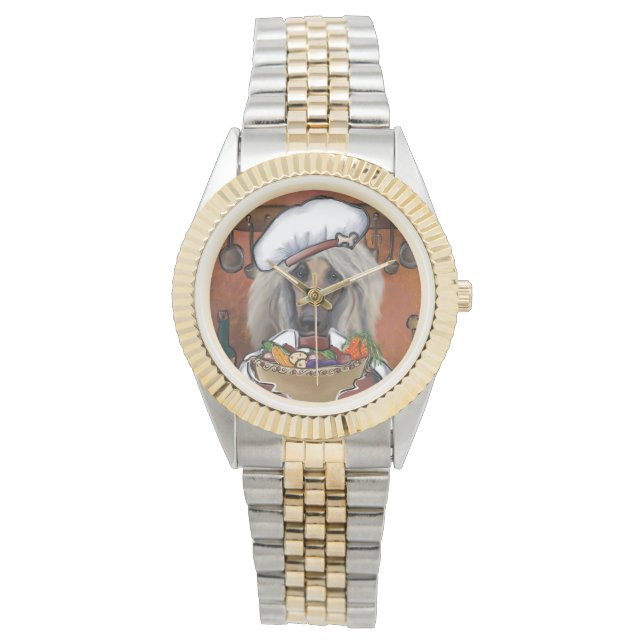 Reloj De Pulsera Chef de Hound Afgano (Anverso)