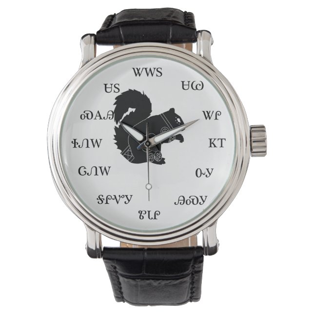 Reloj De Pulsera Cherokee Squirrel Watch (Anverso)