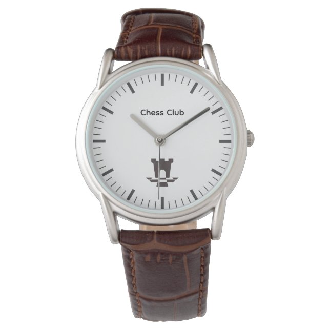 Reloj De Pulsera Chess Club Logo Watch (Anverso)