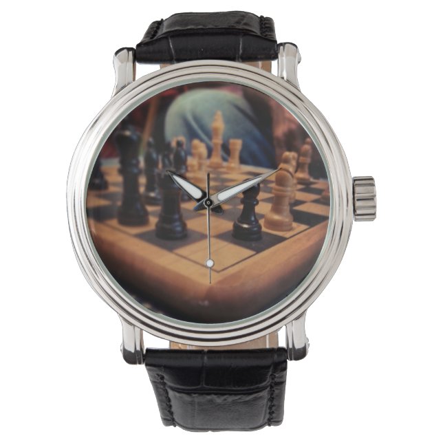 Reloj De Pulsera Chess Club Watch (Anverso)