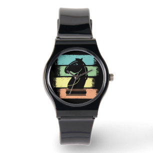 Reloj De Pulsera Chess Horse Retro