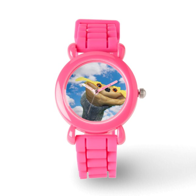 Reloj De Pulsera Chester Pink Purpurinoso Watch (Anverso)