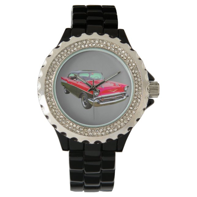Reloj De Pulsera Chevrolet Bel Air Classic Car 1957 (Anverso)