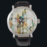 Reloj De Pulsera Chevron Urbano II<br><div class="desc">Decoración del hogar</div>