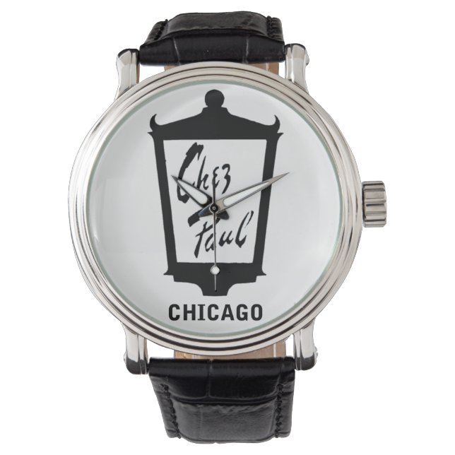 Reloj De Pulsera Chez Paul French Restaurant, Chicago (Anverso)