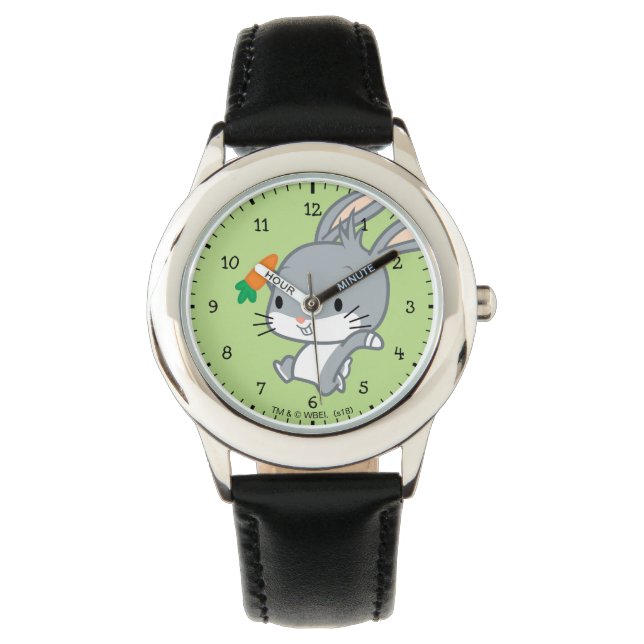 Reloj De Pulsera Chibi BUGS BUNNY™ Con Carrot (Anverso)
