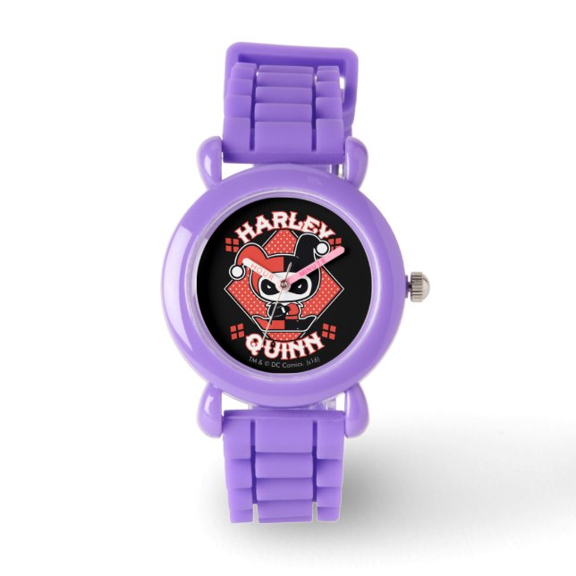 Reloj De Pulsera Chibi Harley Quinn Splits (Anverso)