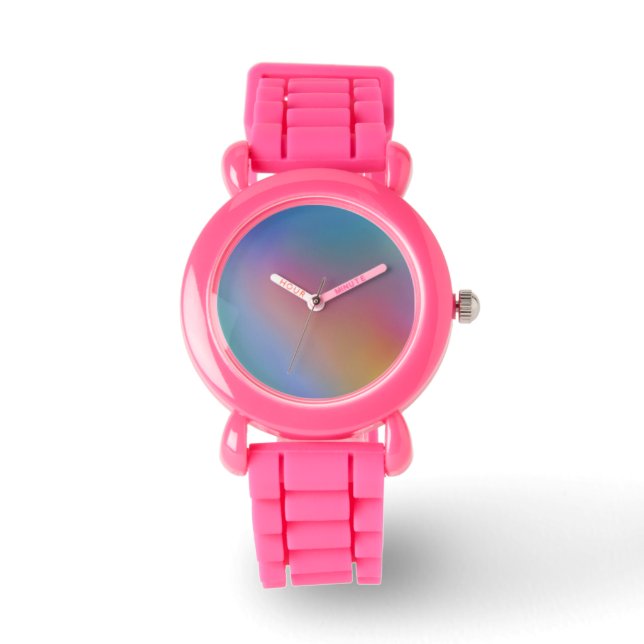 Reloj De Pulsera Chica arcoiris (Anverso)