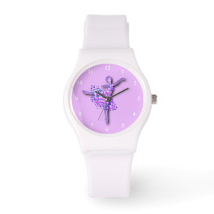 Reloj De Pulsera Chica bailarina de ballet Ballerina Watch - Púrpur