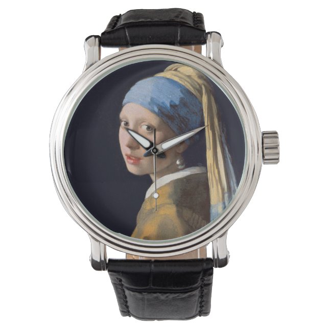 Reloj De Pulsera Chica Con Perla De Johannes Vermeer (Anverso)