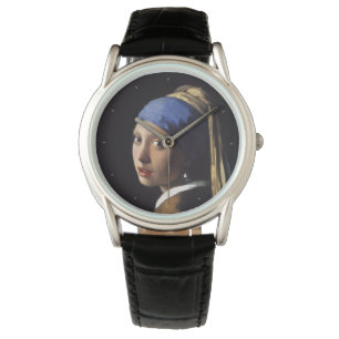 Reloj De Pulsera Chica con una perla por Johannes Vermeer