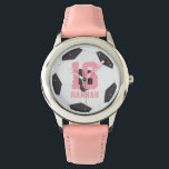 Reloj De Pulsera Chica de baloncesto de fútbol<br><div class="desc">Diseño temático</div>