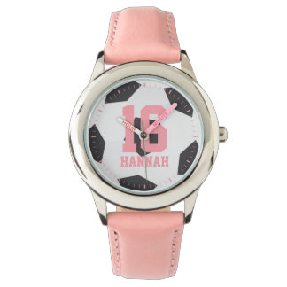 Reloj De Pulsera Chica de baloncesto de fútbol