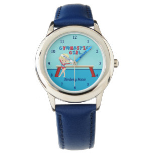 Reloj De Pulsera Chica de gimnasia Bonito Personalizado Gymnast Kil