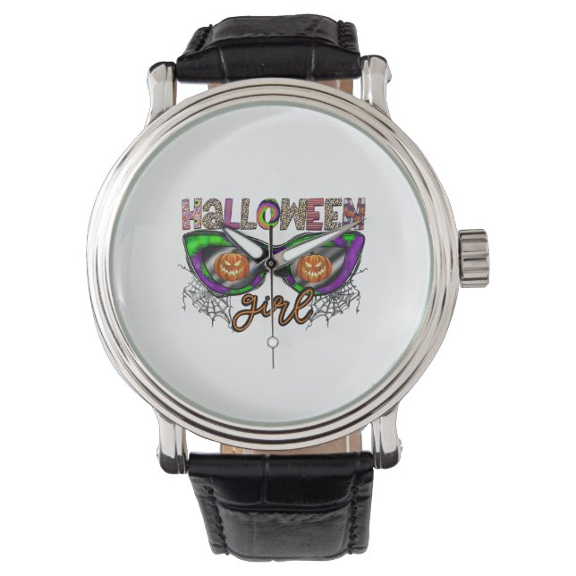 Reloj De Pulsera Chica de Halloween (Anverso)