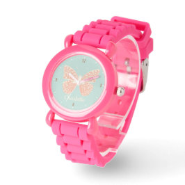 Reloj De Pulsera Chica de mariposa bonito