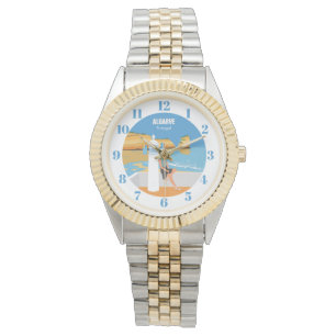 Reloj De Pulsera Chica de playa de Algarve estilo vintage