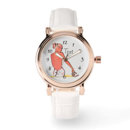 Reloj De Pulsera Chica de playa de época con elegante verano de con