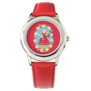 Reloj De Pulsera Chica del partido de cumpleaños Strawberry